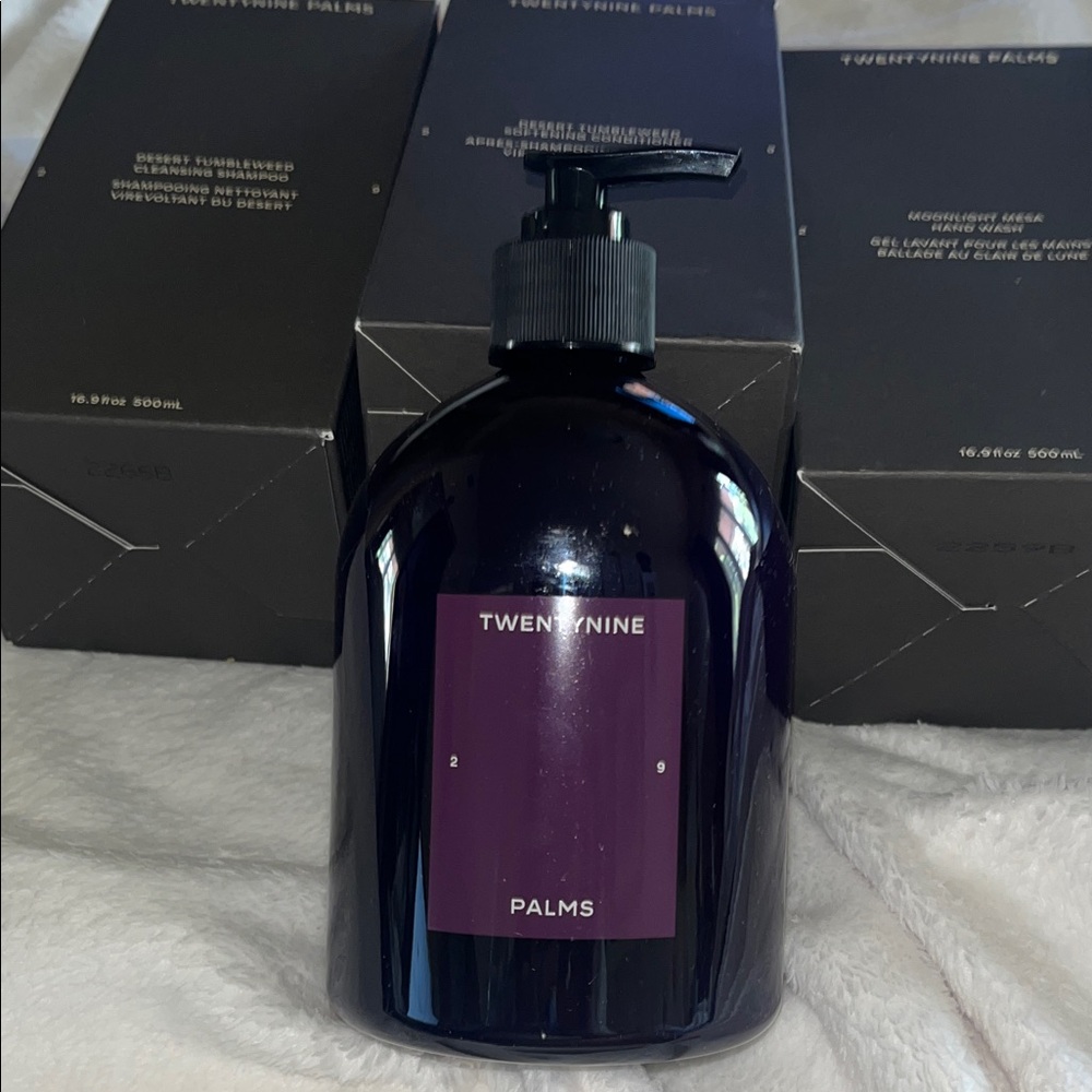 Twenty Nine Palms Shampoo, Conditioner, Body wash and Hand wash Set